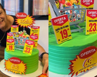 O brasileiro não tem limite: rainha das promoções e do mercado, aposentada ganha festa surpresa com tema prá lá de inusitado