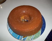 Bolo de milharina com goiabada
