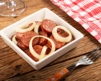 Linguiça toscana acebolada