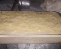 Lasanha ao molho branco de queijo e frango