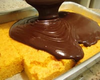 Cobertura de chocolate cremosa