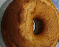 Bolo de paçoca com iogurte