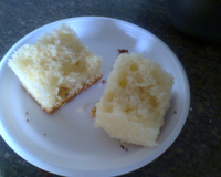 Bolo coco-queijo fofinho