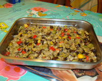 Antepasto com berinjela