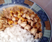 Estrogonofe simples de frango da Taí