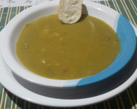 Sopa de ervilha na pressão