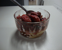 Pavê de morangos com chocolate do Lúcio Cezar