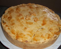 Empadão de palmito e presunto