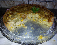 Torta de palmito da juçara