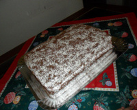 Bolo tentação de marshmallow gelado