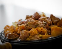 Pernil com abóbora caipira da Emeliza uai