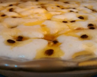 Mousse aerado de maracujá