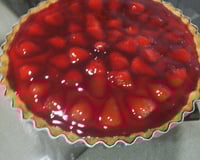 Torta de morango da padaria