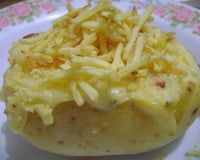 Batata recheada cremosa da Gabi