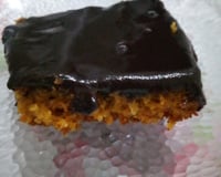 Bolo de cenoura com farelo de aveia