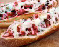 Brusqueta com philadelphia