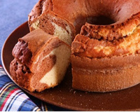 Bolo mármore fofinho