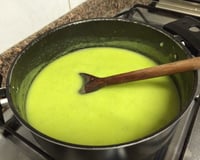 Sopa de batata baroa com alho poró