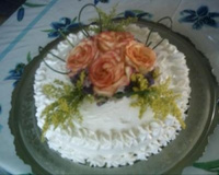 Bolo de aniversário.