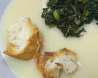 Creme de batata com queijo