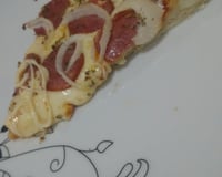Pizza com borda recheada