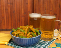 Torresmo de macarrão