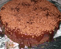 bolo vulcão de chocolate