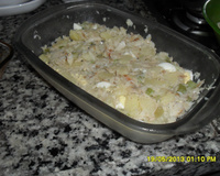 Salada de bacalhau com batata