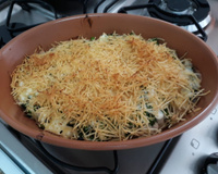 Frango com brócolis e requeijão