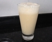 Suco de maracujá com leite