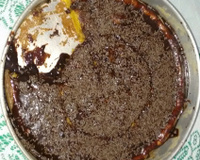 Bolo de cenoura com cobertura de chocolate