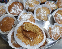 Muffin integral maçã e banana