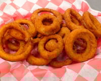 Cebola empanada do Carandina (Onion Rings - tipo Burguer King)
