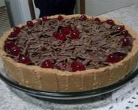 Torta mousse de maracujá com chocolate