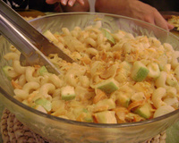 Rigatoni com legumes