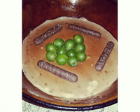 Doce de uva com chocolate