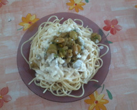 Espaguete de camarão à la Cristina