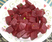 Beterraba refogada com azeite