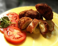 Rolinho de frango suculento