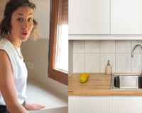 Ángeles Martínez, designer de interiores: "Se você tiver as lixeiras embaixo da pia, existe uma opção melhor."