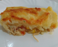 Escondidinho de frango cremoso