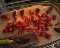 Pavê de morango simples