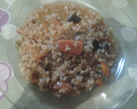 Sopa de arroz integral