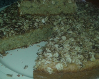 Bolo de banana com aveia