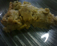 Torta de frango com seleta de legumes