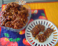 Pé de moleque com leite condensado do Lúcio Cezar