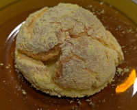 Broínha mimosa de fubá