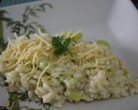 Risoto de alho-poró