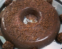 Brigadeirão de microondas