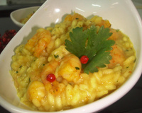 Risoto de camarão do Rappanui Gastronomia